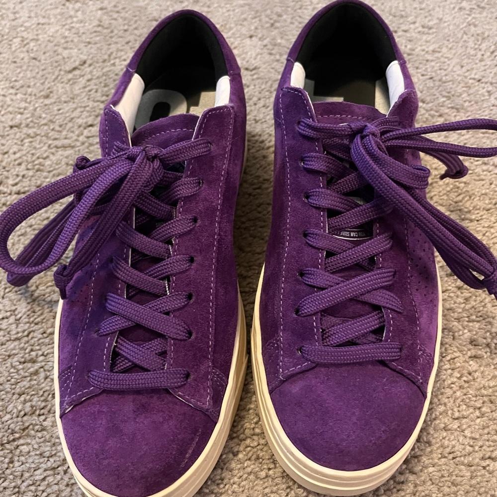 🆕 P448 Jack Suede size 6 1/2 Women's Purple Suede Sneakers - Picture 9 of 10